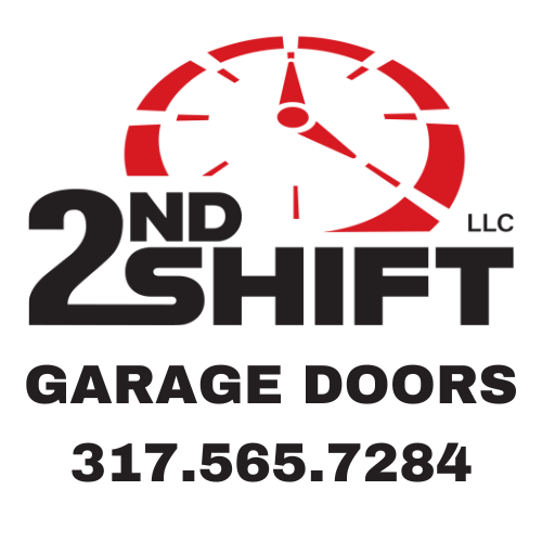 2nd Shift Logo with Garage Doors & phone number